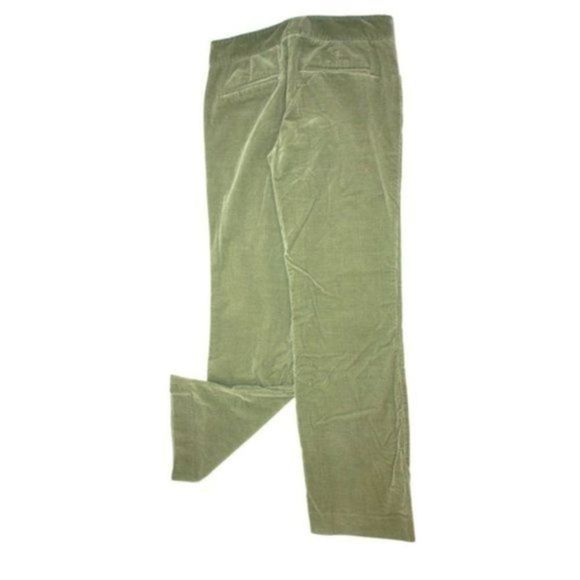 Theory Olive Green Bootcut Corduroy Pants Size 0 - Picture 2 of 3